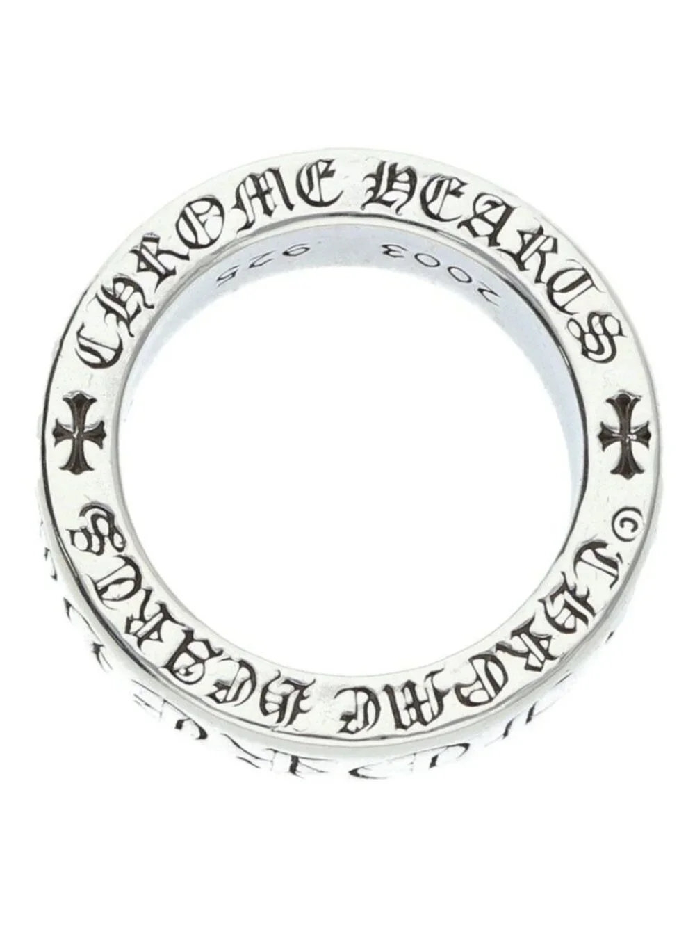 Chrome Hearts Spacer Forever Silver Ring
